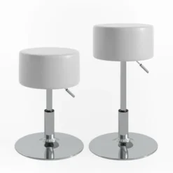 Vicco Sgabello Di Design Sgabello Trucco Toeletta Regolabile Bianco -Negozio al dettaglio VIDAXL || HOMCOM || Songmics 59180654 4