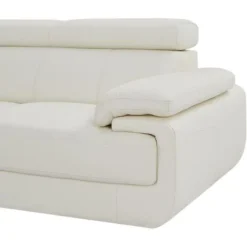 Divano Panoramico 7 Posti In Pelle Avorio - Angolo A Destra - ELEVANTO -Negozio al dettaglio VIDAXL || HOMCOM || Songmics 59284518 4