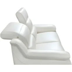 Divano Relax 3 Posti Elettrico In Pelle Avorio - ARENA II -Negozio al dettaglio VIDAXL || HOMCOM || Songmics 59284761 5