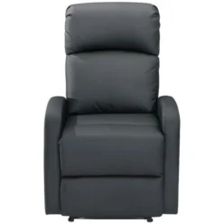 Poltrona Relax In Similpelle Nero - ISAO -Negozio al dettaglio VIDAXL || HOMCOM || Songmics 59286170 4