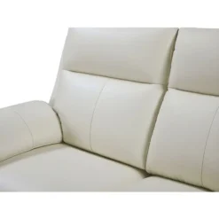 Divano Relax 2 Posti In Pelle Di Bufalo - Avorio - PAKITA -Negozio al dettaglio VIDAXL || HOMCOM || Songmics 59286802 5