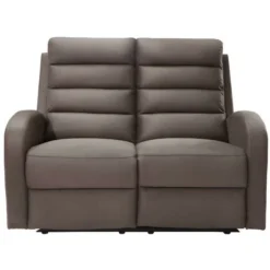 Divano 2 Posti Relax In Tessuto Marrone - GIORGIA -Negozio al dettaglio VIDAXL || HOMCOM || Songmics 59286832 4