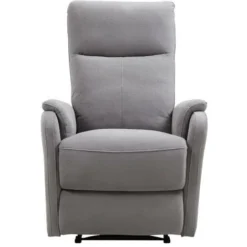 Poltrona Relax Elettrica In Tessuto Grigio Chiaro - ONESTI -Negozio al dettaglio VIDAXL || HOMCOM || Songmics 59290663 4