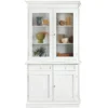 Magazzinosottocosto Credenza Dispensa Vetrina Bianco Opaco