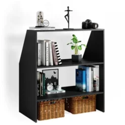 Scaffale Per Mansarda Antracite Vicco 8 Scaffale Per Mansarda Antracite Vicco -Negozio al dettaglio VIDAXL || HOMCOM || Songmics 59502299 4