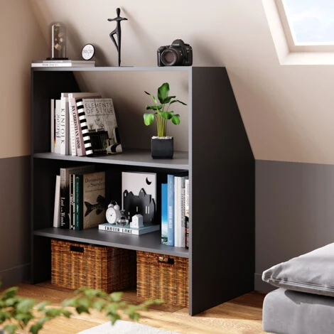 Scaffale Per Mansarda Antracite Vicco 5 Scaffale Per Mansarda Antracite Vicco - immagine 5