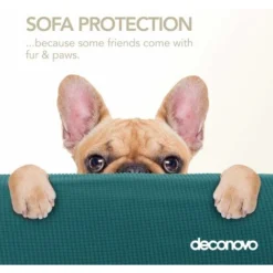 Deconovo Copridivano In Elastico Universale Con Bassetti 2 Posti - Turchese -Negozio al dettaglio VIDAXL || HOMCOM || Songmics 59937615 5