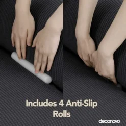 Deconovo Copridivano Elasticizzato In Velluto Per Divano Da 80 A 120cm - Grigio -Negozio al dettaglio VIDAXL || HOMCOM || Songmics 59945013 5