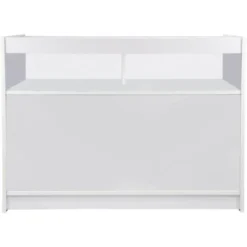 MonsterShop - Bancone B1200 Bianco Elegante Da Negozio E Reception 120cm X 60cm X 90cm -Negozio al dettaglio VIDAXL || HOMCOM || Songmics 59952600 5