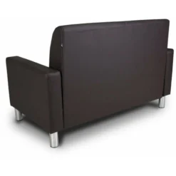 Divano 2 Posti In Ecopelle Mod. Charlie Colore: Testa Di Moro -Negozio al dettaglio VIDAXL || HOMCOM || Songmics 60091984 5