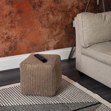 Loft 25 Pouf A Forma Quadrata, Sgabello Poggiapiedi, Pouf Per Soggiorno, Poggiapiedi Ottomano, Moka 4 Loft 25 Pouf A Forma Quadrata, Sgabello Poggiapiedi, Pouf Per Soggiorno, Poggiapiedi Ottomano, Moka - immagine 4