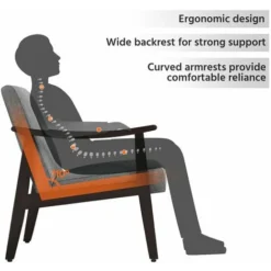 Yaheetech Poltrona Salotto Moderna Imbottita Tessuto Per Soggiorno Grigio 8 Yaheetech Poltrona Salotto Moderna Imbottita Tessuto Per Soggiorno Grigio -Negozio al dettaglio VIDAXL || HOMCOM || Songmics 60466540 4