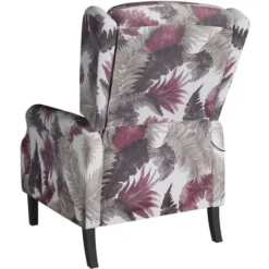 Poltrona Massaggiante Reclinabile Motivo Floreale In Tessuto VidaXL -Negozio al dettaglio VIDAXL || HOMCOM || Songmics 60870024 5