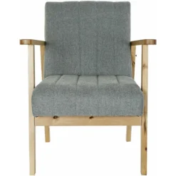 Poltrona DKD Home Decor Naturale Poliestere Blu Cielo Pino (63 X 68 X 81 Cm) -Negozio al dettaglio VIDAXL || HOMCOM || Songmics 61268779 3