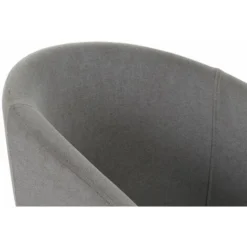 Poltrona DKD Home Decor 54 X 63 X 80 Cm Grigio Metallo Marrone Chiaro -Negozio al dettaglio VIDAXL || HOMCOM || Songmics 61268805 5