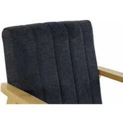 Poltrona DKD Home Decor Azzurro Poliestere Marrone Chiaro Pino (63 X 68 X 81 Cm) -Negozio al dettaglio VIDAXL || HOMCOM || Songmics 61269721 5