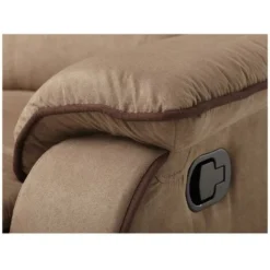 Divano Relax A 2 Posti In Microfibra Tortora - HERNANI -Negozio al dettaglio VIDAXL || HOMCOM || Songmics 61524891 5