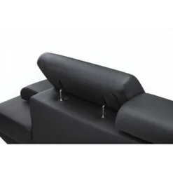 Divano Angolare XL In Similpelle Nero - Angolo A Sinistra - ROMAIN -Negozio al dettaglio VIDAXL || HOMCOM || Songmics 61582500 5