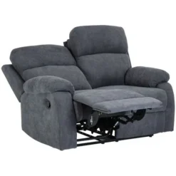 Divano Relax 2 Posti In Tessuto Antracite TOLZANO 8 Divano Relax 2 Posti In Tessuto Antracite TOLZANO -Negozio al dettaglio VIDAXL || HOMCOM || Songmics 61583502 4