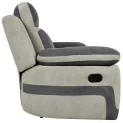 Divano 3 Posti Relax In Microfibra Antracite E Grigio - TALCA -Negozio al dettaglio VIDAXL || HOMCOM || Songmics 63117362 5