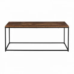 Tavolino Basso DAYTON Con Piano Spesso Effetto Invecchiato E Design Industriale -Negozio al dettaglio VIDAXL || HOMCOM || Songmics 63566033 3