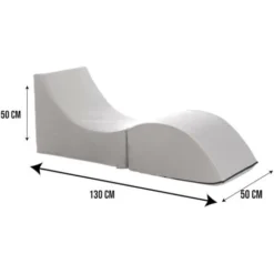 Talamo Italia Letto Pieghevole Andreina, Pouf Trasformabile In Letto Singolo, 100% Made In Italy, Pouf Trasformabile In Una Chaise Longue In Ecopelle, Cm 130x50h50, Bianco 7 Talamo Italia Letto Pieghevole Andreina, Pouf Trasformabile In Letto Singolo, 100% Made In Italy, Pouf Trasformabile In Una Chaise Longue In Ecopelle, Cm 130x50h50, Bianco -Negozio al dettaglio VIDAXL || HOMCOM || Songmics 63753337 3