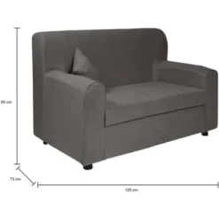 Dmora Divano Moderno In Tessuto A 2 Posti, Made In Italy, Divano Per Piccoli Appartamenti, Con Cuscini, Cm 125x73xh85, Colore Grigio 7 Dmora Divano Moderno In Tessuto A 2 Posti, Made In Italy, Divano Per Piccoli Appartamenti, Con Cuscini, Cm 125x73xh85, Colore Grigio -Negozio al dettaglio VIDAXL || HOMCOM || Songmics 63753511 3