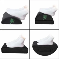 Poggiapiedi Da Ufficio, Con 2 Poggiapiedi Antiscivolo A Doppio Strato Regolabili Opzionali, Per Ufficio, Soggiorno Di Casa, Sgabelli Da Ufficio, Migliorare La Postura, Gambe E Ginocchia, Nero -Negozio al dettaglio VIDAXL || HOMCOM || Songmics 63846437 4