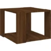 Tavolino Salotto Rovere Marrone 40x40x30cm Legno Ingegnerizzato VidaXL