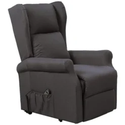 POLTRONA RELAX BERGERE ARLETTE C ALZAP.A/MACC FUMO