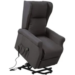 POLTRONA RELAX BERGERE ARLETTE C ALZAP.A/MACC FUMO -Negozio al dettaglio VIDAXL || HOMCOM || Songmics 65680898 3