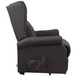 POLTRONA RELAX BERGERE ARLETTE C ALZAP.A/MACC FUMO -Negozio al dettaglio VIDAXL || HOMCOM || Songmics 65680898 4