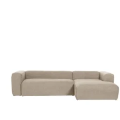 Kave Home - Divano Blok 3 Posti Chaise Longue Destra Beige 300 Cm -Negozio al dettaglio VIDAXL || HOMCOM || Songmics 67432051 3