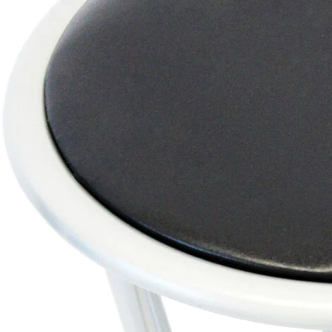 Sgabello Slim Nero Per Interno Sala Da Pranzo Salotto Cucina Ufficio 4 Sgabello Slim Nero Per Interno Sala Da Pranzo Salotto Cucina Ufficio - immagine 4