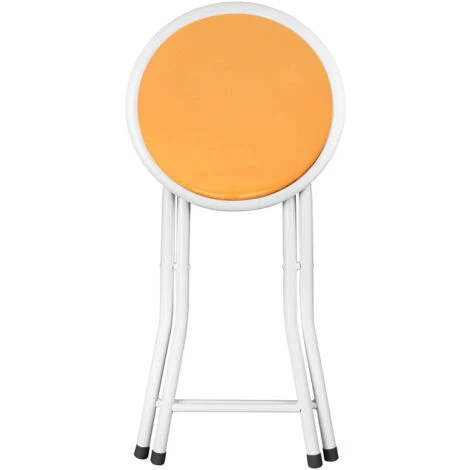 Sgabello Slim Arancione Per Interno Sala Da Pranzo Salotto Cucina Ufficio 4 Sgabello Slim Arancione Per Interno Sala Da Pranzo Salotto Cucina Ufficio - immagine 4