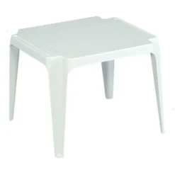 TAVOLO RESINA BABY BIANCO 55x50 PROGARDEN