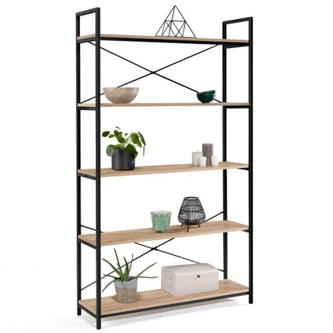 Scaffale XL 5 Livelli DETROIT Design Industriale 170 Cm 2 Scaffale XL 5 Livelli DETROIT Design Industriale 170 Cm - immagine 2