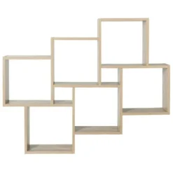 Scaffale A Parete LUCAS In Legno Di Faggio -Negozio al dettaglio VIDAXL || HOMCOM || Songmics 68672789 5