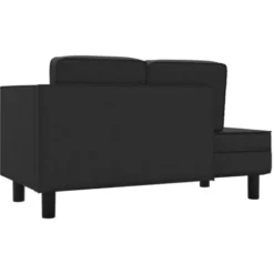 Sdraio Con Cuscini E Capezzale Nero In Similpelle VidaXL 9 Sdraio Con Cuscini E Capezzale Nero In Similpelle VidaXL -Negozio al dettaglio VIDAXL || HOMCOM || Songmics 68958977 5