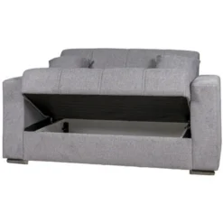 Divano Letto Atena 2 Posti Grigio Chiaro, 152x85x91 Cm -Negozio al dettaglio VIDAXL || HOMCOM || Songmics 69578700 3