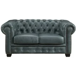 Divano Chesterfield 3+2+1 Posti 100% Pelle Di Bufalo Verderame - BRENTON 9 Divano Chesterfield 3+2+1 Posti 100% Pelle Di Bufalo Verderame - BRENTON -Negozio al dettaglio VIDAXL || HOMCOM || Songmics 69610851 5