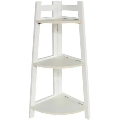 Scaffale Angolare 3 Ripiani Angolo Bianco Libreria Dimensioni 29,5x29,5x76 Cm 1 Scaffale Angolare 3 Ripiani Angolo Bianco Libreria Dimensioni 29,5x29,5x76 Cm