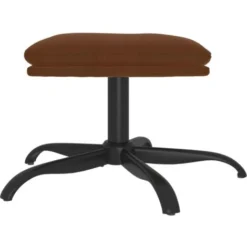 Sgabello Marrone 60x60x39 Cm In Microfibra VidaXL -Negozio al dettaglio VIDAXL || HOMCOM || Songmics 71441321 4