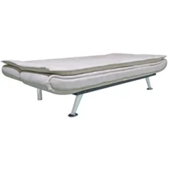 Divano Letto 3 Posti Rivestimento In Micorfirbra Beige -Negozio al dettaglio VIDAXL || HOMCOM || Songmics 71802367 5