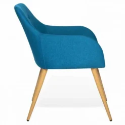 Set Di 2 Poltrone DANIA Blu Anatra -Negozio al dettaglio VIDAXL || HOMCOM || Songmics 71918974 4