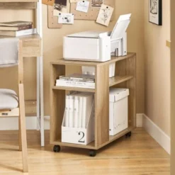 SoBuy FBT34-N,Tavolino Basso Da Salotto Con Ruote,Mobile Multiuso -Negozio al dettaglio VIDAXL || HOMCOM || Songmics 7450138 4