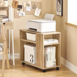 SoBuy FBT34-N,Tavolino Basso Da Salotto Con Ruote,Mobile Multiuso -Negozio al dettaglio VIDAXL || HOMCOM || Songmics 7450138 5