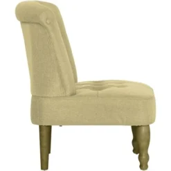 Nova Poltrona In Stile Francese Design Elegante In Tessuto Disponibile In Vari Colori Colore : Verde -Negozio al dettaglio VIDAXL || HOMCOM || Songmics 77423802 4