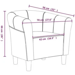 Poltrona Crema In Tessuto VidaXL -Negozio al dettaglio VIDAXL || HOMCOM || Songmics 78216595 3
