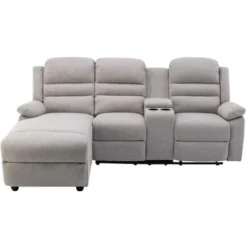 Divano Relax In Tessuto Beige - Angolo A Sinistra - MACEDONIA 7 Divano Relax In Tessuto Beige - Angolo A Sinistra - MACEDONIA -Negozio al dettaglio VIDAXL || HOMCOM || Songmics 78272702 3